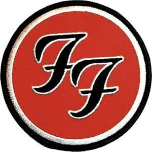 FOO FIGHTERS circle logo EMBROIDERED PATCH iron/sew on  