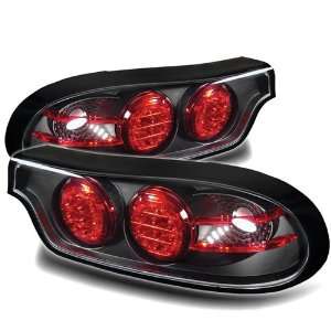 Mazda RX7 93 94 95 96 97 98 99 00 01 LED Tail Lights   Black (Pair)