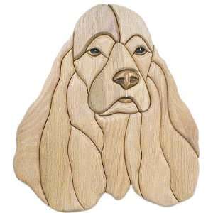  Cocker Spaniel Wooden Dog Plaque: Home & Kitchen