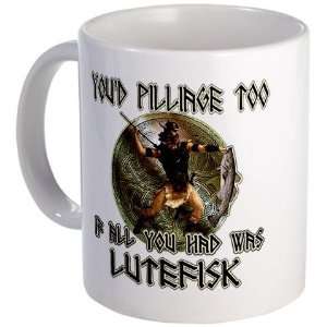  Lutefisk viking humor Fishing Mug by  Kitchen 