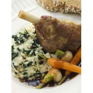  Slow Roasted Spring Lamb Shank with Colcannon   Peel and 