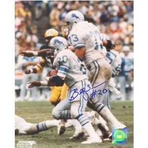  Signed Billy Sims Picture   Detroit Lions8x10 Sports 