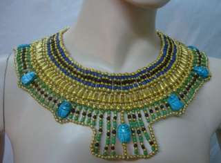 XXL Egyptian Queen Cleopatra Necklace Collar Christmas  