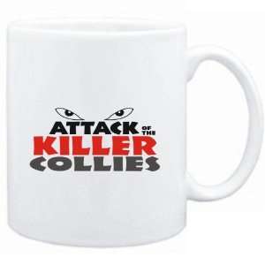   : Mug White  ATTACK OF THE KILLER Collies  Dogs: Sports & Outdoors