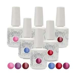  Living In Color 6pc Gelish Gel Nail Polish Collection 