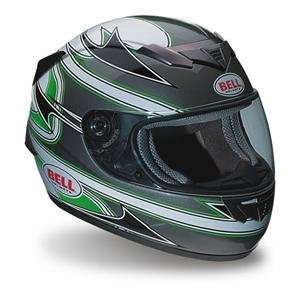  Bell Apex Blitz Helmet   Small/Green/Silver: Automotive