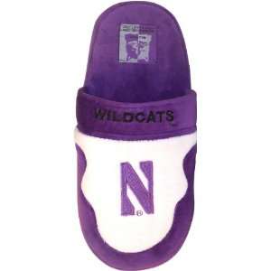  Northwestern Wildcats NCAA Comfy Feet Scuff Slippers 
