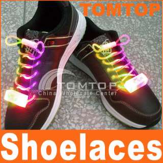 LED Light Up Flash Shoe Shoelaces Shoestring Glow Stick  
