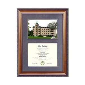  North Central College Suede Mat Diploma Frame with 