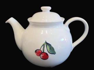 Corelle Coordinates BERRIES & CHERRIES FRUIT TOO Teapot  