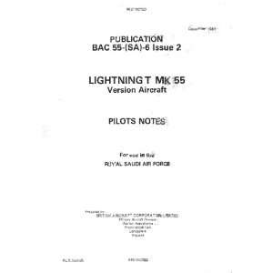   Mk. 55 Aircraft Pilots Notes Manual: Sicuro Publishing: Books