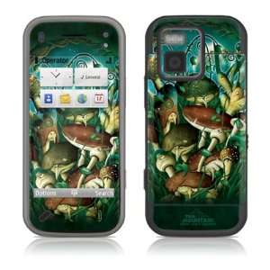  Shrooms Design Protector Decal Skin Sticker for Nokia N97 