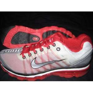  Mens Nike Air Max + 2009 Size 9.5 Silver/Grey/Red Sports 