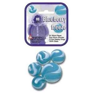  Mega Marbles   BLUEBERRY FREEZE MARBLES NET (1 Shooter Marble 