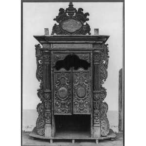  Carved confessional,Spanish colonial period,Paraguay