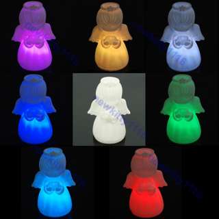   plastic cute angle shape led light change in 7 different colors