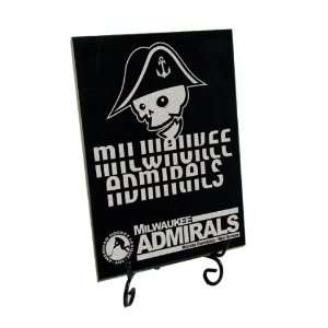  Milwaukee Admirals Logo Solid Marble Plaque: Sports 