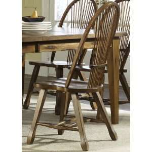   17   C1032 Sheaf Back Side Chair ~ Oak (Set of Two): Home & Kitchen