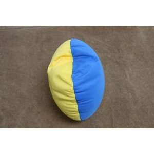 Round Shaped Microbead Cushie Pillow   Yellow and Blue 