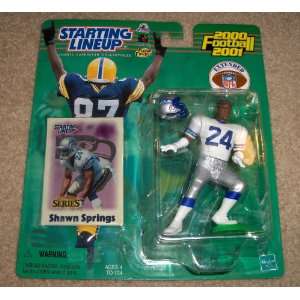  2000 Shawn Springs NFL Starting Lineup Figure: Toys 