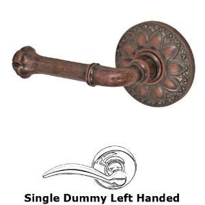   dummy tuscan lever with floral rose in antique copp