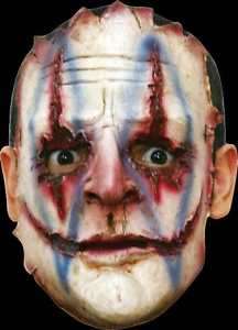 Serial Killer Half Halloween Mask Prop Horror Joker  