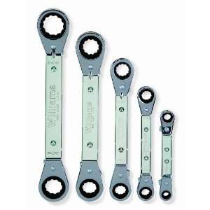   Brand JH Williams WS 5 5 Piece Offset Ratcheting Box Wrench Set