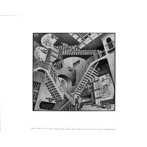   Made Oil Reproduction   Maurits Cornelis Escher   24 x 20 inches   P6L