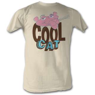 Licensed Pink Panther Cool Cat Adult Shirt S 2XL  