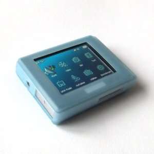  Silicone Skin/case for Cowon D2, D2 Plus  Blue Everything 