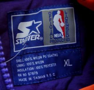   Phoenix Suns XL STARTER Jacket Hooded Pullover with TAGS NEVER WORN