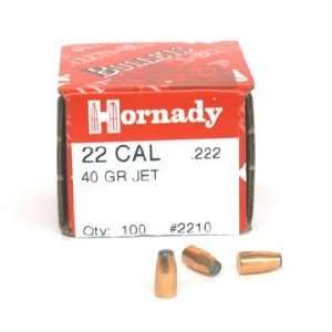  22 Cal .222 40gr Jet /100: Sports & Outdoors