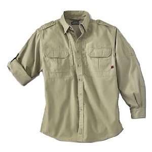  New   Woolrich Mens Long Sleeve Shirt Khaki XL   44902 KH 