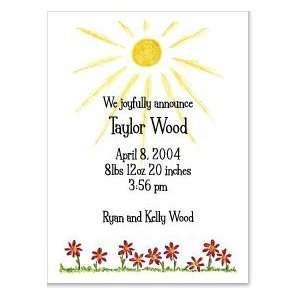  Red Daisies Party Invitation