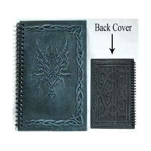  Blank Black Book 5 1/2 x 8 1/2 Unlined, Dragon Head 