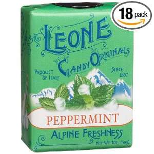 Leone Candy Originals, Peppermint Hard Candy, 1 Ounce Boxes (Pack of 