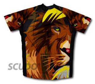 Lion Abstract Cycling Jersey All sizes Bike  