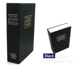 Dictionary Secret Book Hidden Safe With Key Lock Book Safe In Black 