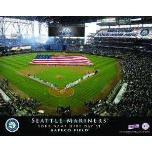  Personalized Seattle Mariners Stadium Print Sports 