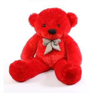 Bitsy Cuddles   38   Super Soft & Huggable, Red Plush teddy Bear, by 
