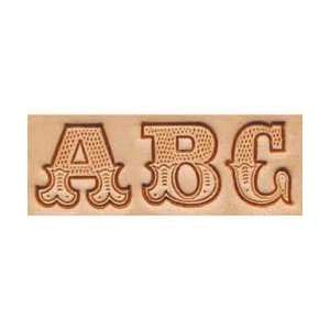  Tandy Leather Craftool 3/4 Inch Alphabet Stamp Art Set 