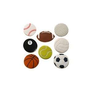  Sport Balls Texture Cookie Cutter Set: Kitchen & Dining
