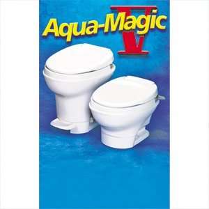  RV Aqua Magic Pedal Flush Toilet Motorhome Water Saving 
