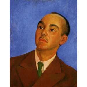   Rivera   24 x 30 inches   Portrait of Carlos Pellicer