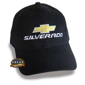   Chevy Silverado Hat Cap Black (Apparel Clothing) Chevrolet: Automotive