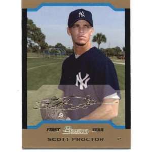  2004 Bowman Gold #269 Scott Proctor FY   New York Yankees 