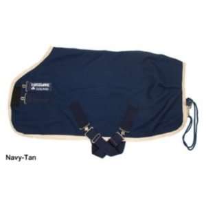  Horseware Amigo Mio Stable Sheet 69 Navy/Tan: Pet Supplies
