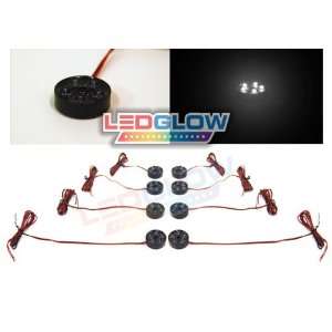 8pc. White LED Pod Lighting Kit: Automotive