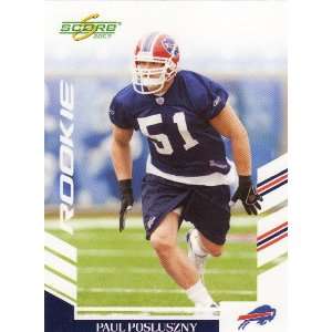 2007 Score 382 Paul Posluszny Buffalo Bills (RC   Rookie   Football 
