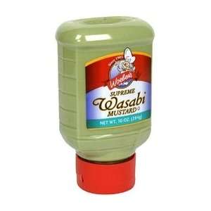 Woebers Supreme Wasabi Mustard 10.oz Grocery & Gourmet Food